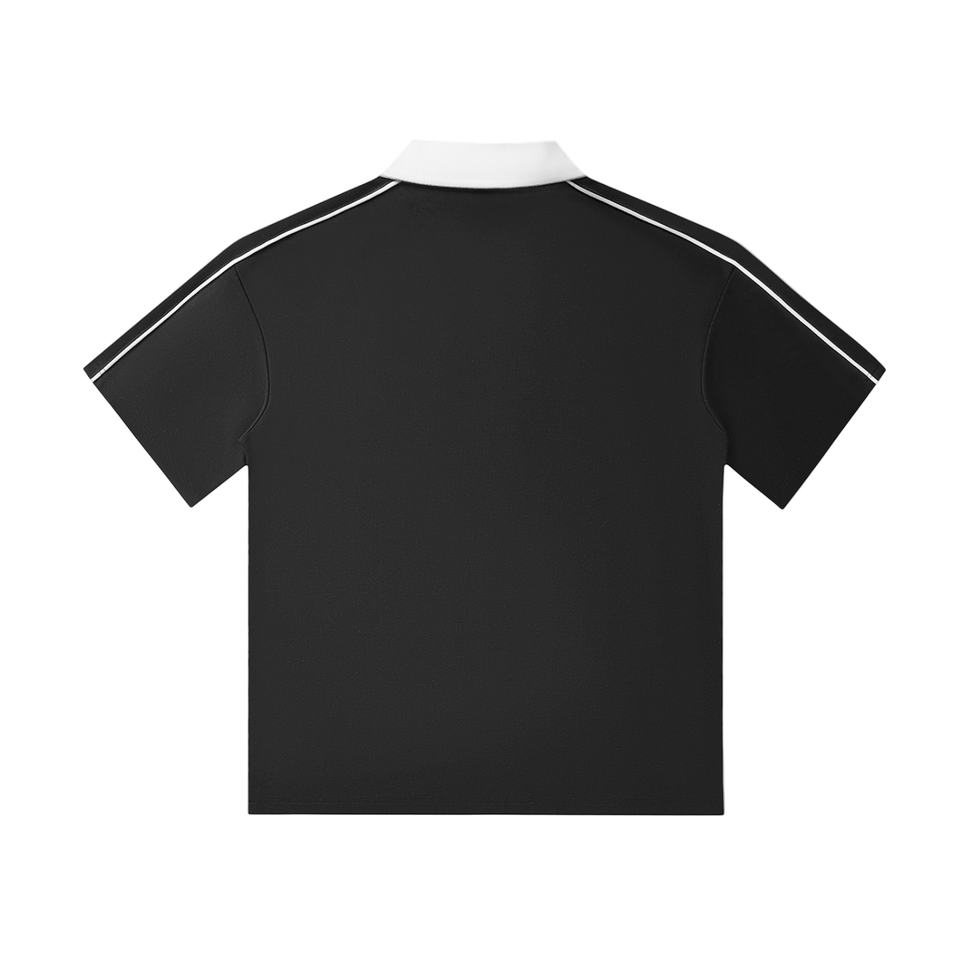 Playaz International Short-Sleeve Polo Shirt White Logo