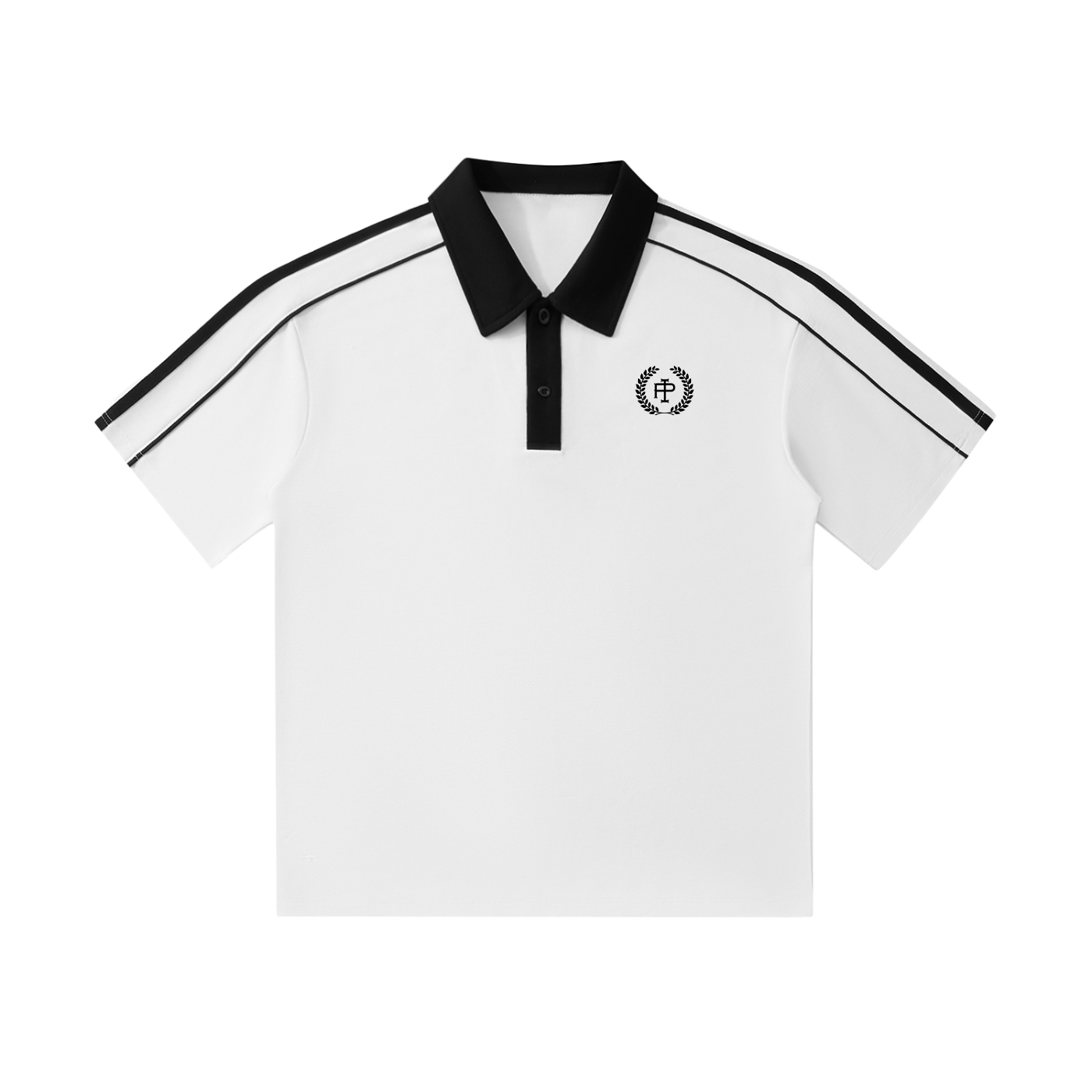 Playaz International Short-Sleeve Polo Shirt Black Logo