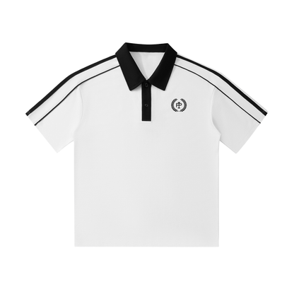 Playaz International Short-Sleeve Polo Shirt Black Logo