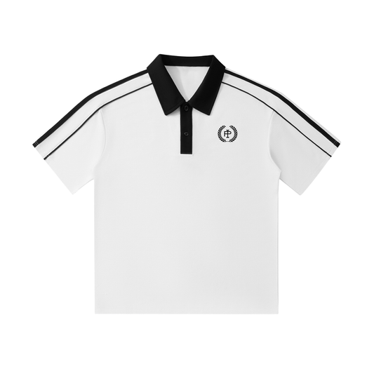 Playaz International Short-Sleeve Polo Shirt Black Logo