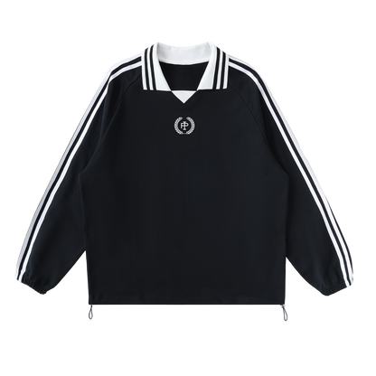 Playaz International Lapel Collar Sweatshirt