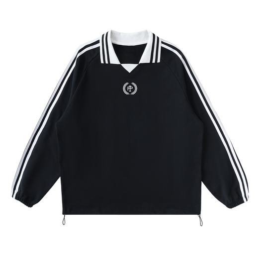Playaz International Lapel Collar Sweatshirt