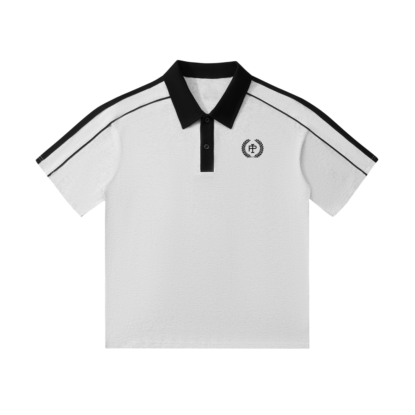 Playaz International Short-Sleeve Polo Shirt Black Logo
