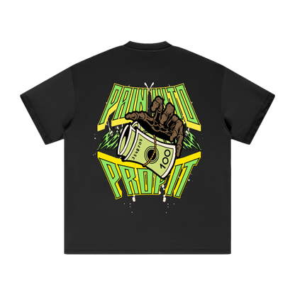 Pain Into Profit Graphic Limited Edition Oversized Streetwear Shirt