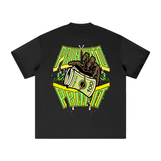 Pain Into Profit Graphic Limited Edition Oversized Streetwear Shirt