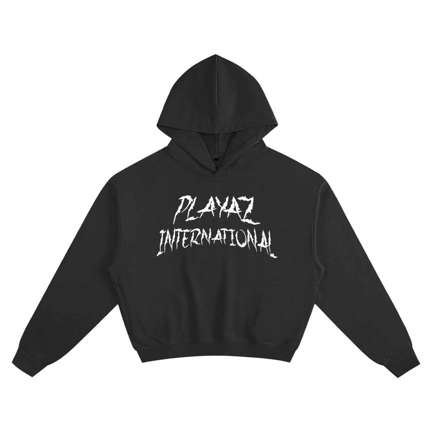 "Don't Feed The Animals" Cropped Hoodie