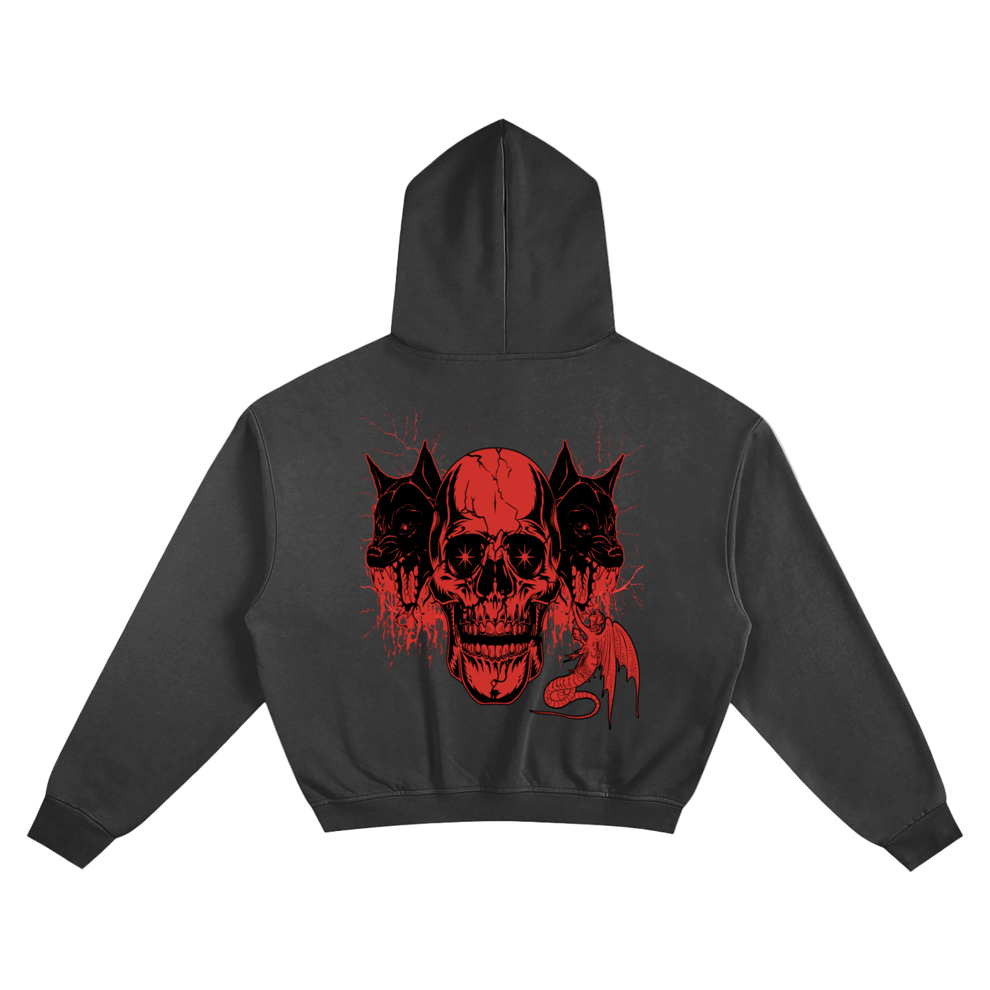 "Don't Feed The Animals" Cropped Hoodie