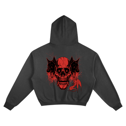"Don't Feed The Animals" Cropped Hoodie