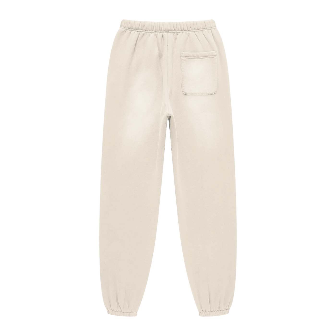 Beige sweatpants on a white background