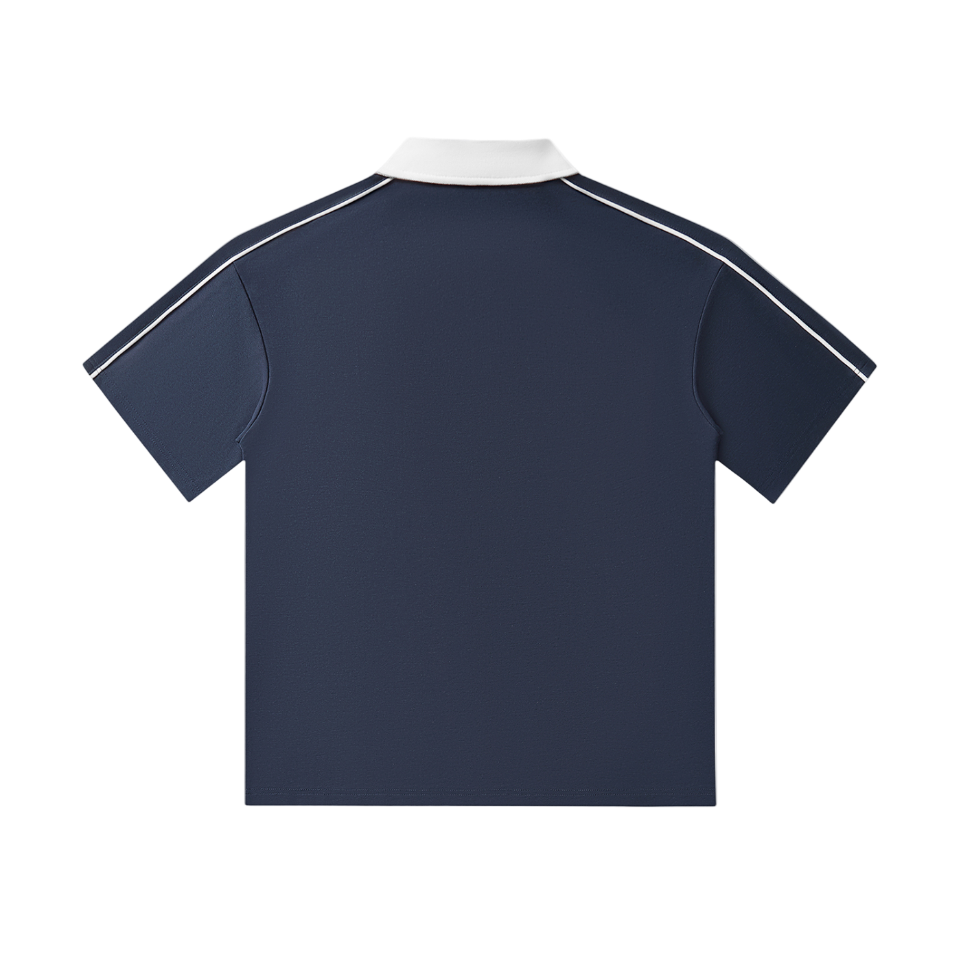 Playaz International Short-Sleeve Polo Shirt White Logo