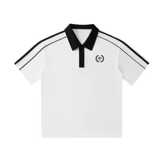 Playaz International Short-Sleeve Polo Shirt Black Logo